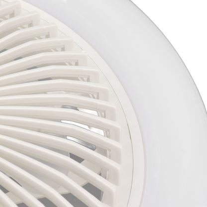 9.8in LED Ceiling Fan Light Quiet 3 Gears Ceiling Fan with E27 Lamp for Living Room 86-265V White V1294-YM3119220141711-0421