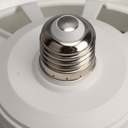 9.8in LED Ceiling Fan Light Quiet 3 Gears Ceiling Fan with E27 Lamp for Living Room 86-265V White V1294-YM3119220141711-0421