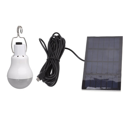 Portable Solar LED Light Bulb Rechargeable Solar Light Bulb for Outdoor Hiking Fishing Camping Tent V1294-YM3119220142011-0421