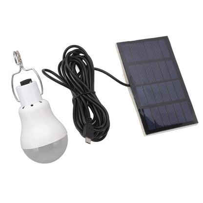 Portable Solar LED Light Bulb Rechargeable Solar Light Bulb for Outdoor Hiking Fishing Camping Tent V1294-YM3119220142011-0421