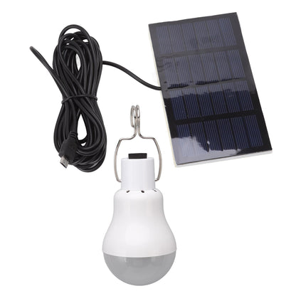 Portable Solar LED Light Bulb Rechargeable Solar Light Bulb for Outdoor Hiking Fishing Camping Tent V1294-YM3119220142011-0421