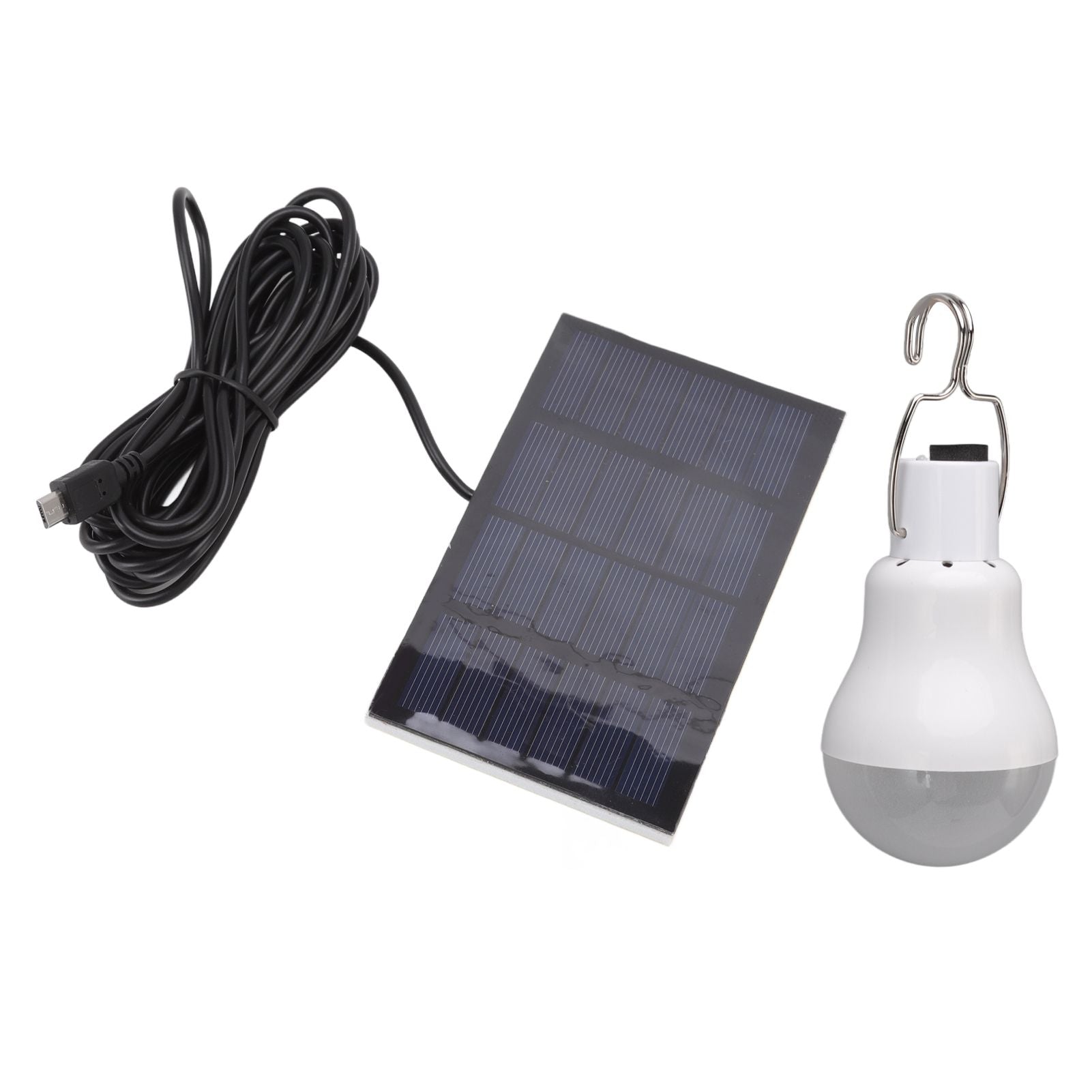 Portable Solar LED Light Bulb Rechargeable Solar Light Bulb for Outdoor Hiking Fishing Camping Tent V1294-YM3119220142011-0421