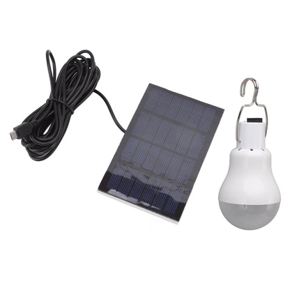 Portable Solar LED Light Bulb Rechargeable Solar Light Bulb for Outdoor Hiking Fishing Camping Tent V1294-YM3119220142011-0421