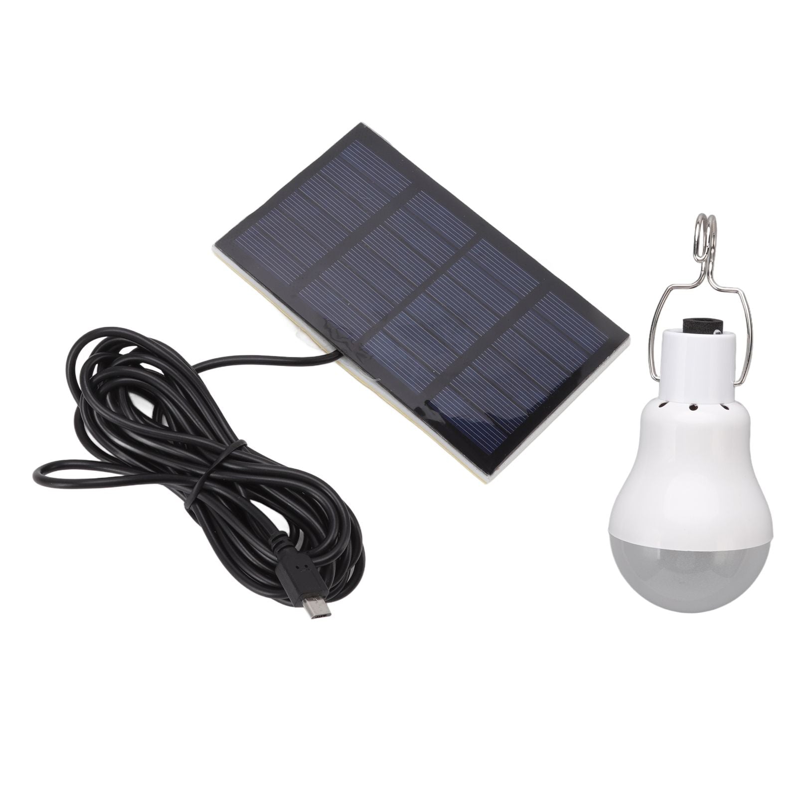 Portable Solar LED Light Bulb Rechargeable Solar Light Bulb for Outdoor Hiking Fishing Camping Tent V1294-YM3119220142011-0421