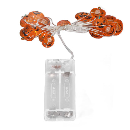 Pumpkin Lights String 2m Long 20pcs LED Copper Wire DIY Battery Powered Decorative Halloween Decor for Indoor V1294-YM3119220142911-0421