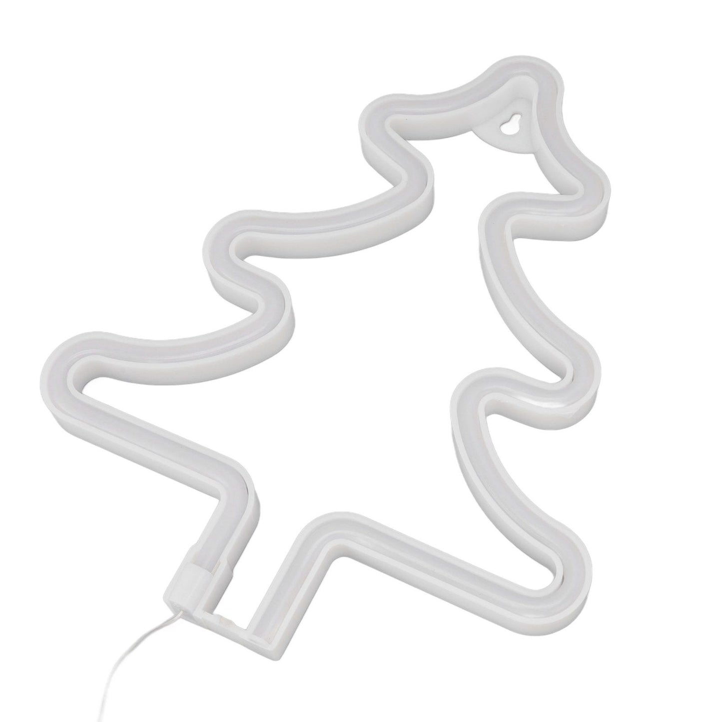 Christmas Neon Sign Christmas Tree Shape Neon Light USB Decorative Night Light for Desk Wall Display V1294-YM3119220144911-0421