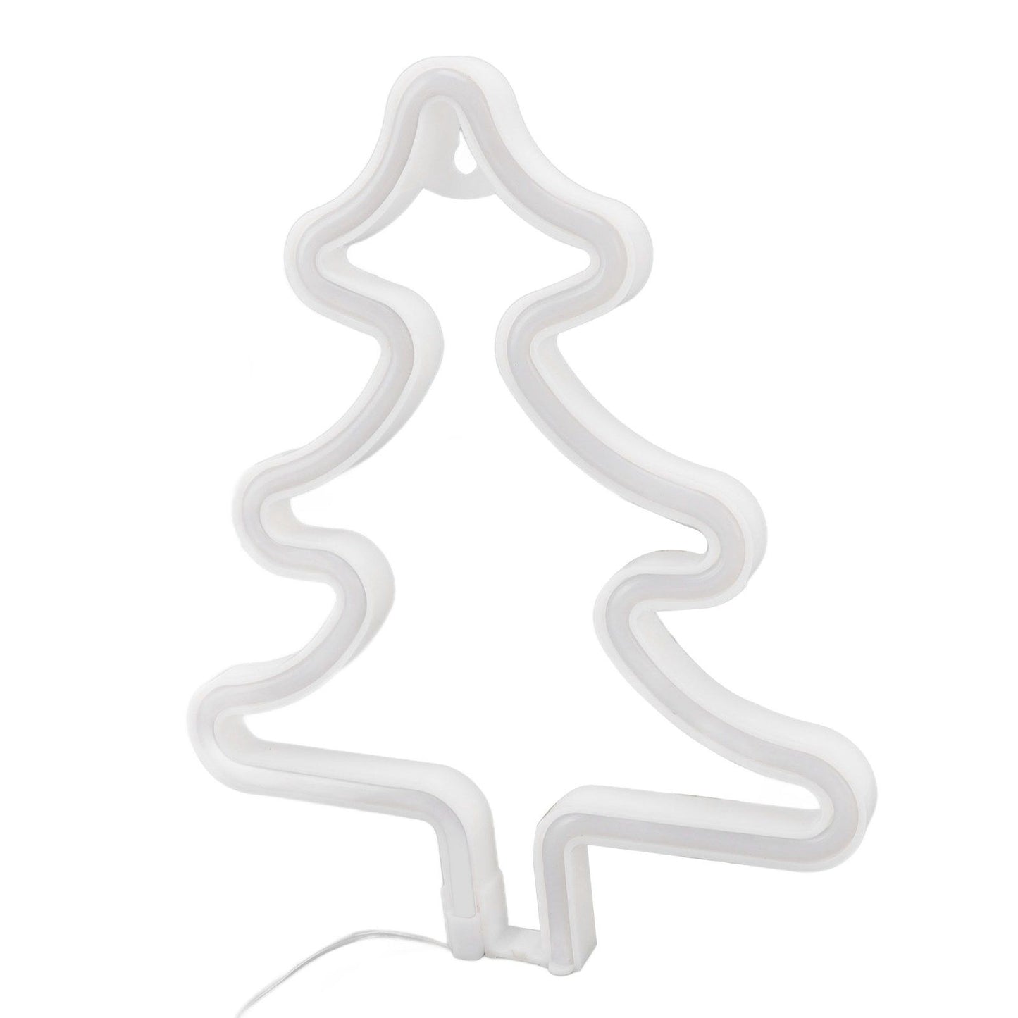 Christmas Neon Sign Christmas Tree Shape Neon Light USB Decorative Night Light for Desk Wall Display V1294-YM3119220144911-0421