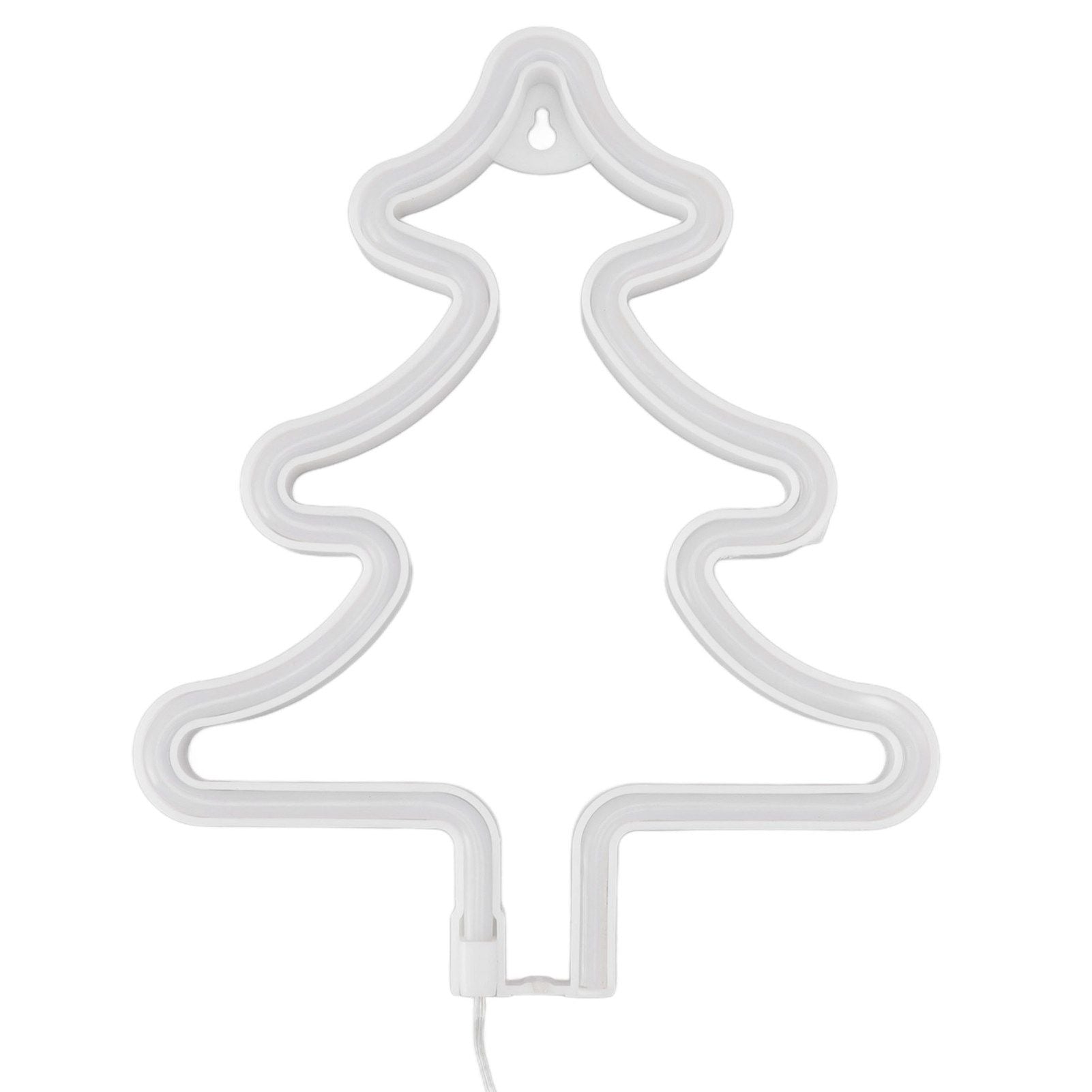 Christmas Neon Sign Christmas Tree Shape Neon Light USB Decorative Night Light for Desk Wall Display V1294-YM3119220144911-0421