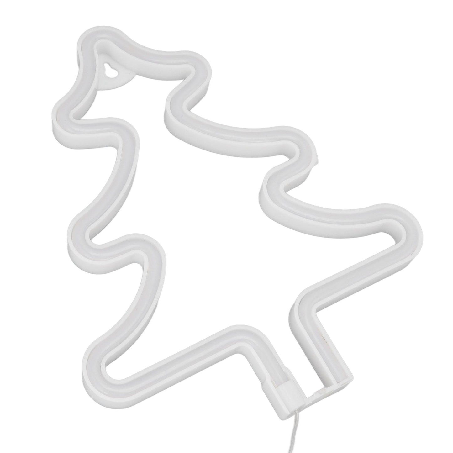 Christmas Neon Sign Christmas Tree Shape Neon Light USB Decorative Night Light for Desk Wall Display V1294-YM3119220144911-0421