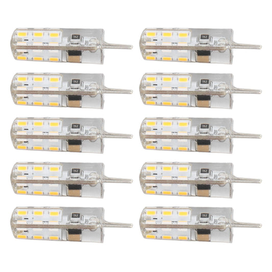 10 Pcs G4 LED Bulbs Bi Pin Base Silicone Warm White 3000K 1.5W AC220V 110LM Landscape Bulbs Replacement V1294-YM3119220145711-0421