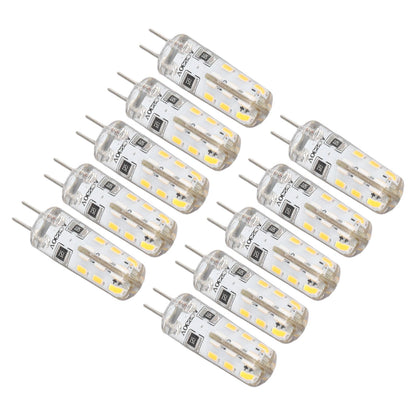 10 Pcs G4 LED Bulbs Bi Pin Base Silicone Warm White 3000K 1.5W AC220V 110LM Landscape Bulbs Replacement V1294-YM3119220145711-0421