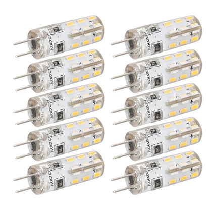 10 Pcs G4 LED Bulbs Bi Pin Base Silicone Warm White 3000K 1.5W AC220V 110LM Landscape Bulbs Replacement V1294-YM3119220145711-0421