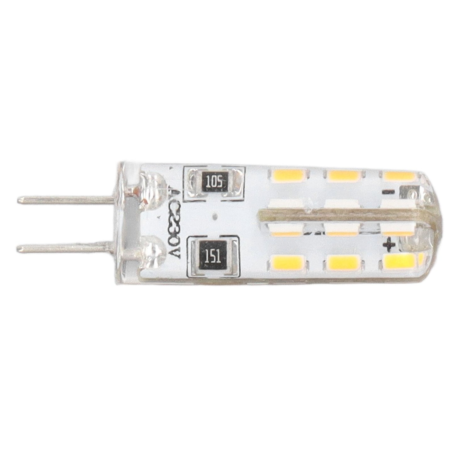 10 Pcs G4 LED Bulbs Bi Pin Base Silicone Warm White 3000K 1.5W AC220V 110LM Landscape Bulbs Replacement V1294-YM3119220145711-0421