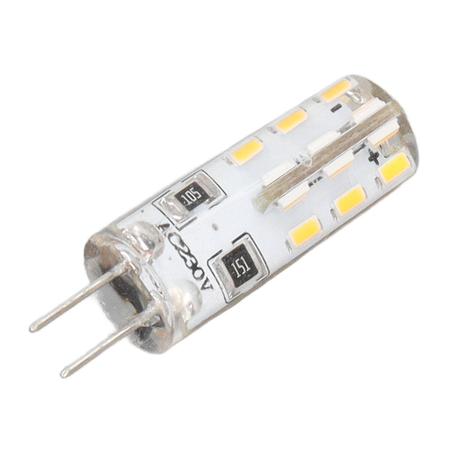 10 Pcs G4 LED Bulbs Bi Pin Base Silicone Warm White 3000K 1.5W AC220V 110LM Landscape Bulbs Replacement V1294-YM3119220145711-0421