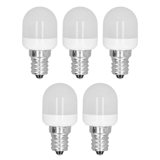 5Pcs Ceiling Light Bulbs 1.5W High Temp Resistant White 75 Luminous Flux E12 Base LED Bulbs for Office V1294-YM3119220145912-0421
