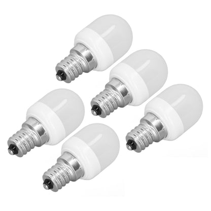 5Pcs Ceiling Light Bulbs 1.5W High Temp Resistant White 75 Luminous Flux E12 Base LED Bulbs for Office V1294-YM3119220145912-0421