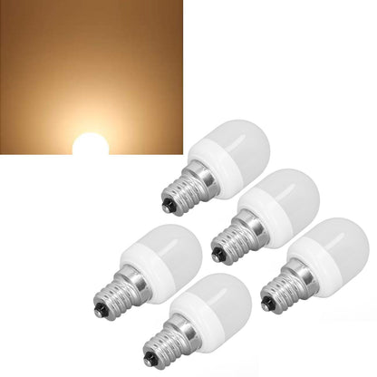5Pcs Ceiling Light Bulbs 1.5W High Temp Resistant White 75 Luminous Flux E12 Base LED Bulbs for Office V1294-YM3119220145912-0421