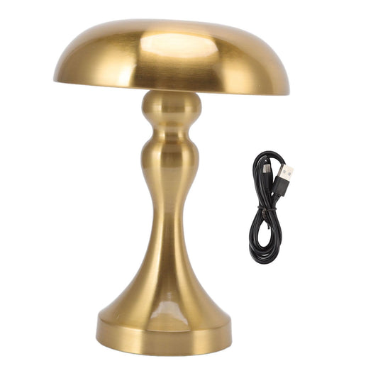 Table Lamp Rechargeable Mushroom Shape 3 Speed Color Temperature Touch Stepless Dimming Night Light for Home V1294-YM3119220146311-0421