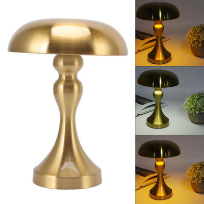 Table Lamp Rechargeable Mushroom Shape 3 Speed Color Temperature Touch Stepless Dimming Night Light for Home V1294-YM3119220146311-0421