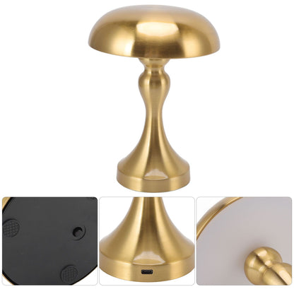 Table Lamp Rechargeable Mushroom Shape 3 Speed Color Temperature Touch Stepless Dimming Night Light for Home V1294-YM3119220146311-0421