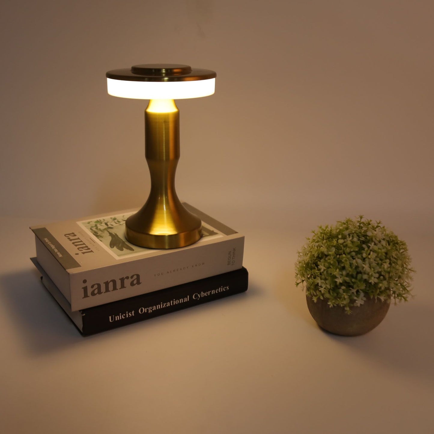Portable LED Table Lamp Touch Sensor 3 Color Temperatures Rechargeable Battery Powered Bedside Night Lamp for V1294-YM3119220147111-0421