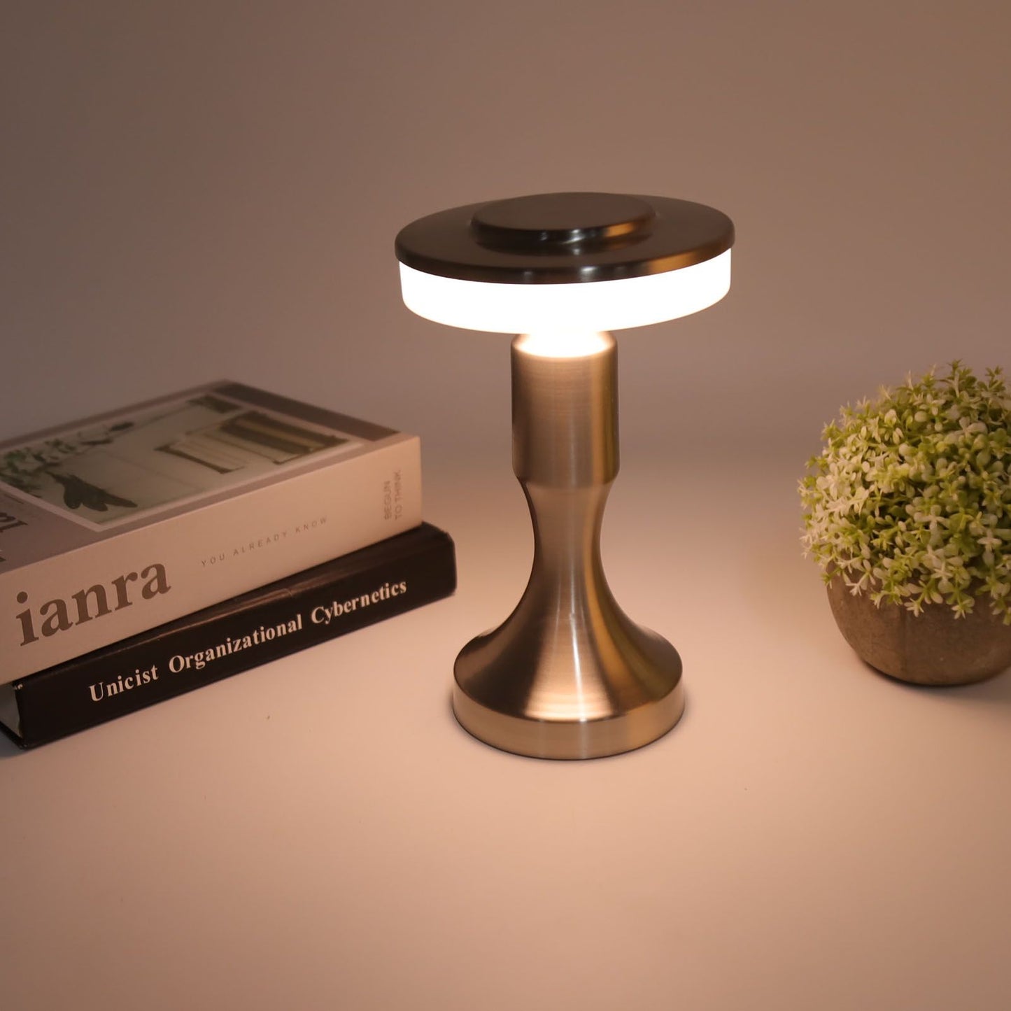 Portable LED Table Lamp Touch Sensor 3 Color Temperatures Rechargeable Battery Powered Bedside Night Lamp for V1294-YM3119220147112-0421