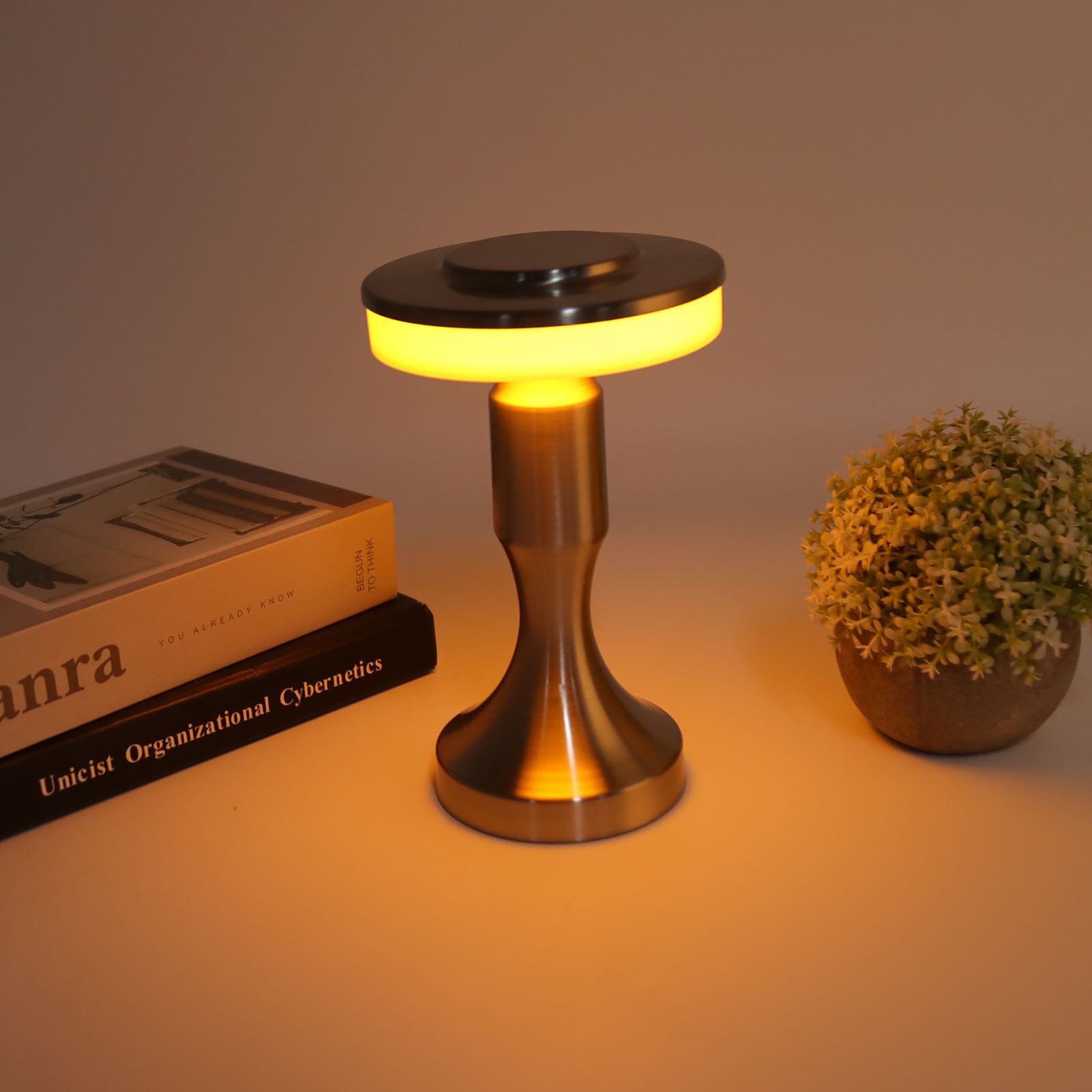 Portable LED Table Lamp Touch Sensor 3 Color Temperatures Rechargeable Battery Powered Bedside Night Lamp for V1294-YM3119220147112-0421