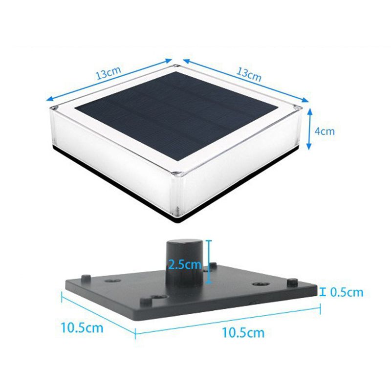 Solar LED Post Light High Brightness Waterproof Safe Stable Solar Post Lamp for Outdoor Courtyard Garden V1294-YM3119220147411-0421