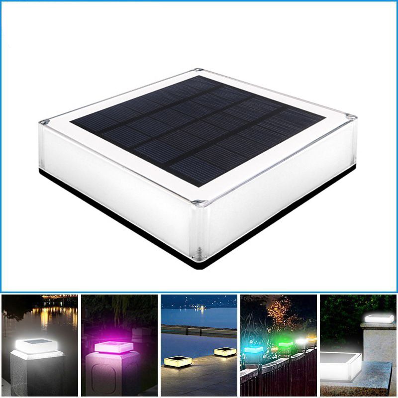 Solar LED Post Light High Brightness Waterproof Safe Stable Solar Post Lamp for Outdoor Courtyard Garden V1294-YM3119220147411-0421