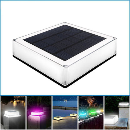 Solar LED Post Light High Brightness Waterproof Safe Stable Solar Post Lamp for Outdoor Courtyard Garden V1294-YM3119220147411-0421