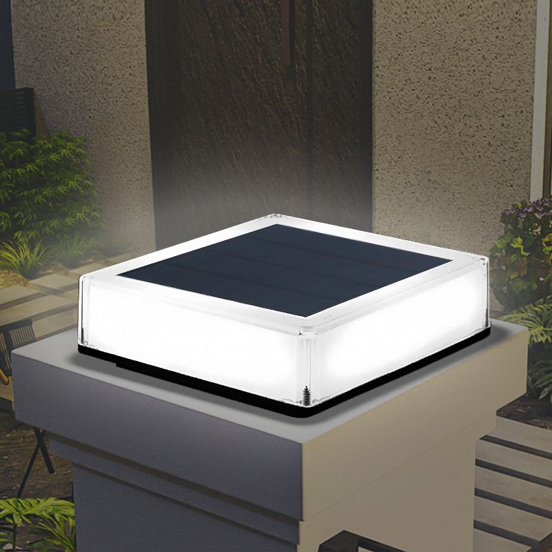 Solar LED Post Light High Brightness Waterproof Safe Stable Solar Post Lamp for Outdoor Courtyard Garden V1294-YM3119220147411-0421