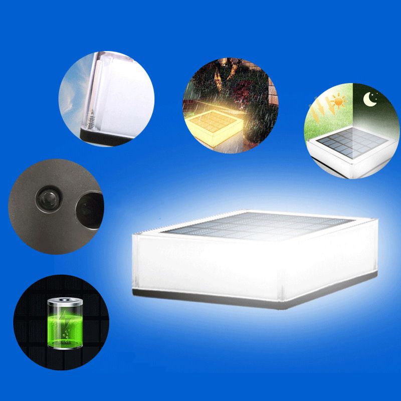 Solar LED Post Light High Brightness Waterproof Safe Stable Solar Post Lamp for Outdoor Courtyard Garden V1294-YM3119220147411-0421
