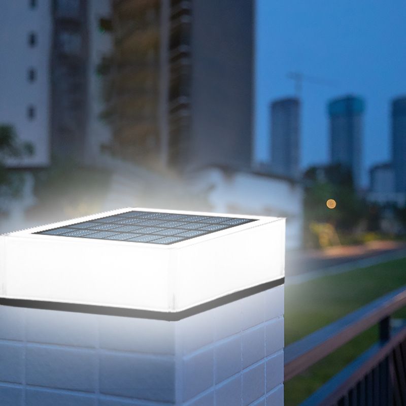 Solar LED Post Light High Brightness Waterproof Safe Stable Solar Post Lamp for Outdoor Courtyard Garden V1294-YM3119220147411-0421