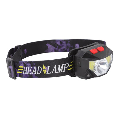 LED Outdoor Headlamp ABS Mini Multifunction USB Charging COB Sensor Head Flashlight V1294-YM3119220148111-0421