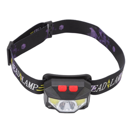 LED Outdoor Headlamp ABS Mini Multifunction USB Charging COB Sensor Head Flashlight V1294-YM3119220148111-0421