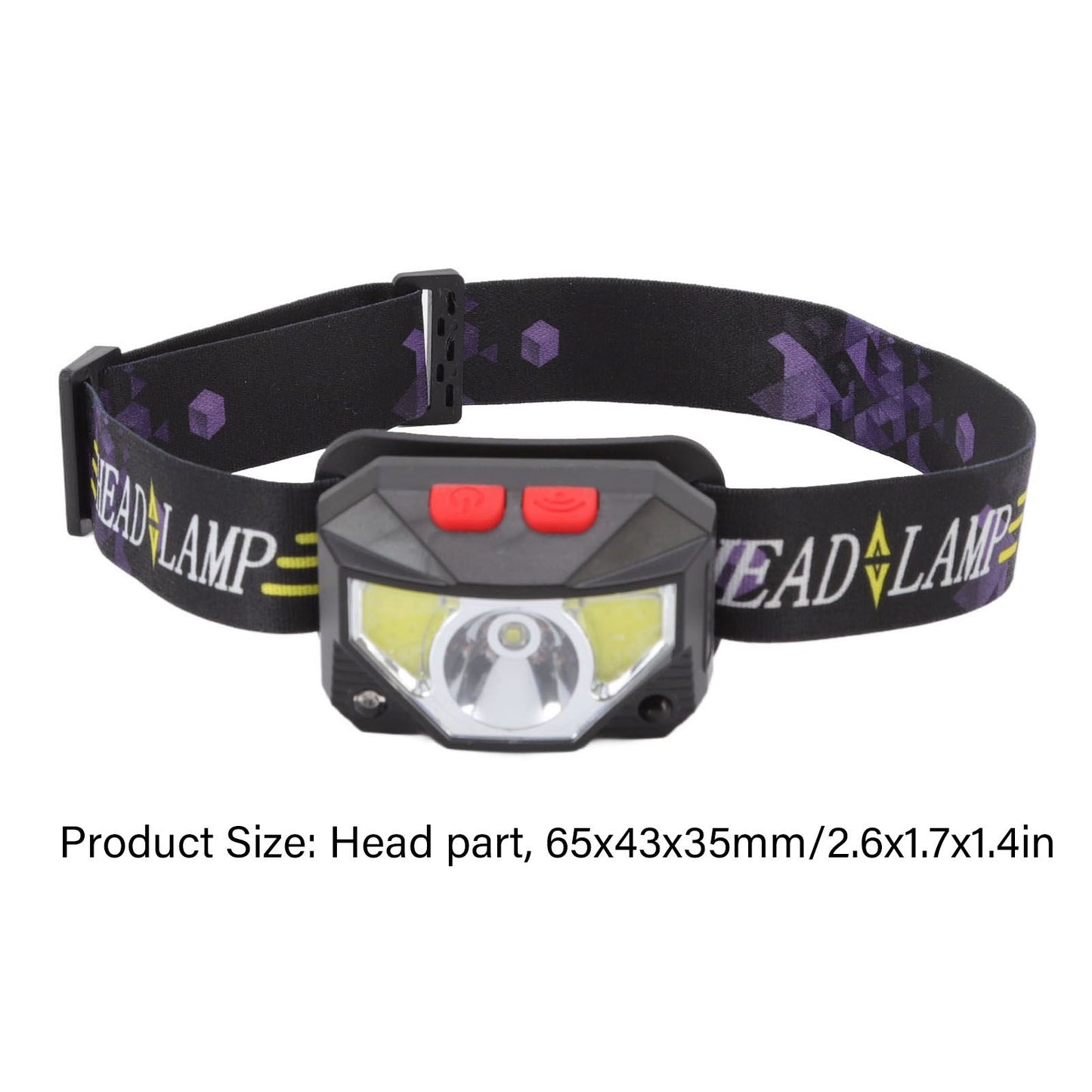 LED Outdoor Headlamp ABS Mini Multifunction USB Charging COB Sensor Head Flashlight V1294-YM3119220148111-0421