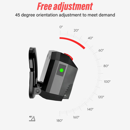 LED Outdoor Headlamp ABS Mini Multifunction USB Charging COB Sensor Head Flashlight V1294-YM3119220148111-0421