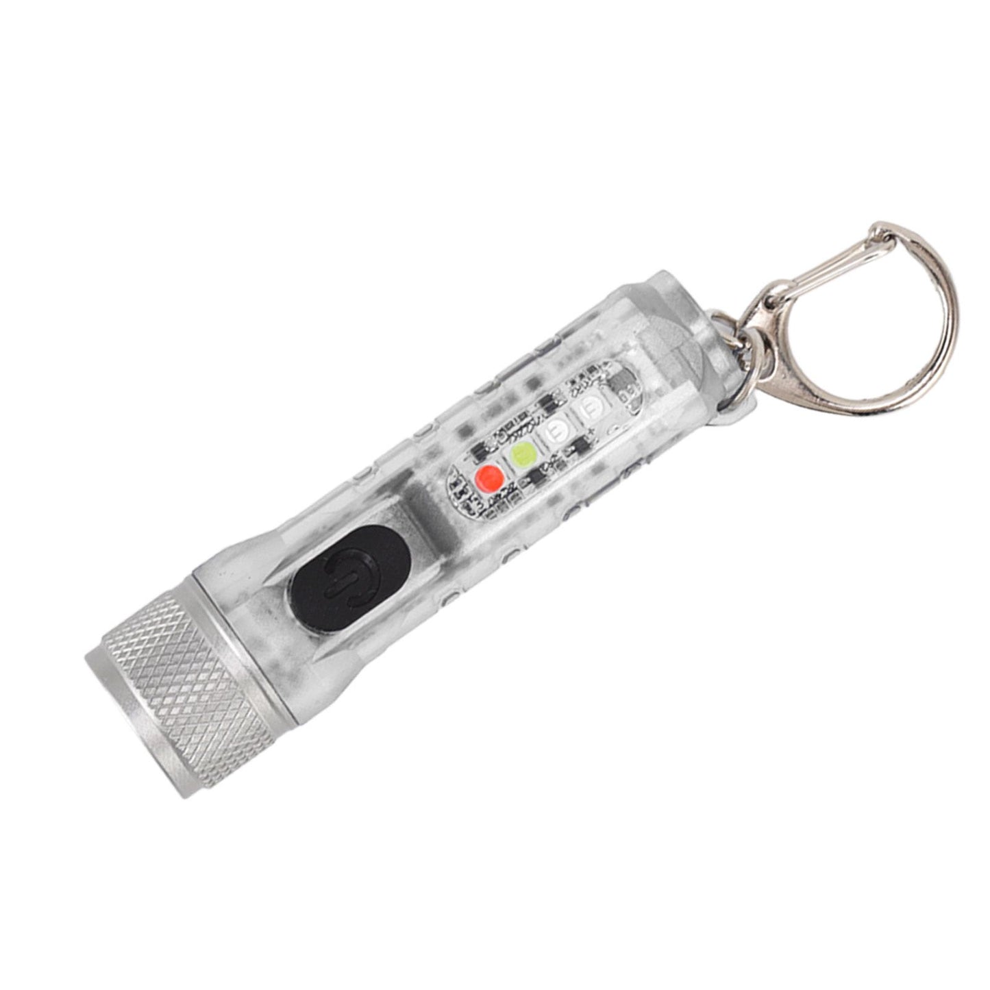 Keychain Flashlight Long Range Super Bright LED Flashlight USB Rechargeable Mini Flashlight for Outdoor M300 V1294-YM3119220148411-0421