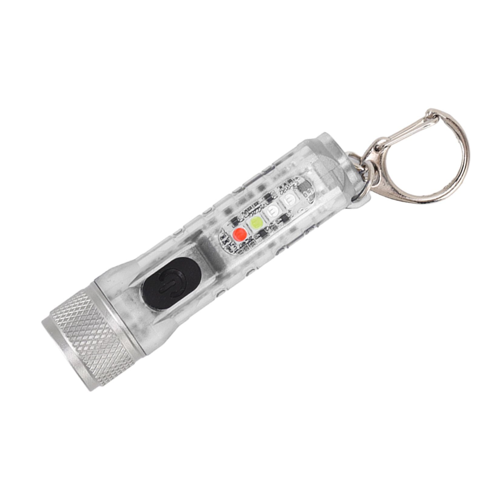 Keychain Flashlight Long Range Super Bright LED Flashlight USB Rechargeable Mini Flashlight for Outdoor M300 V1294-YM3119220148411-0421