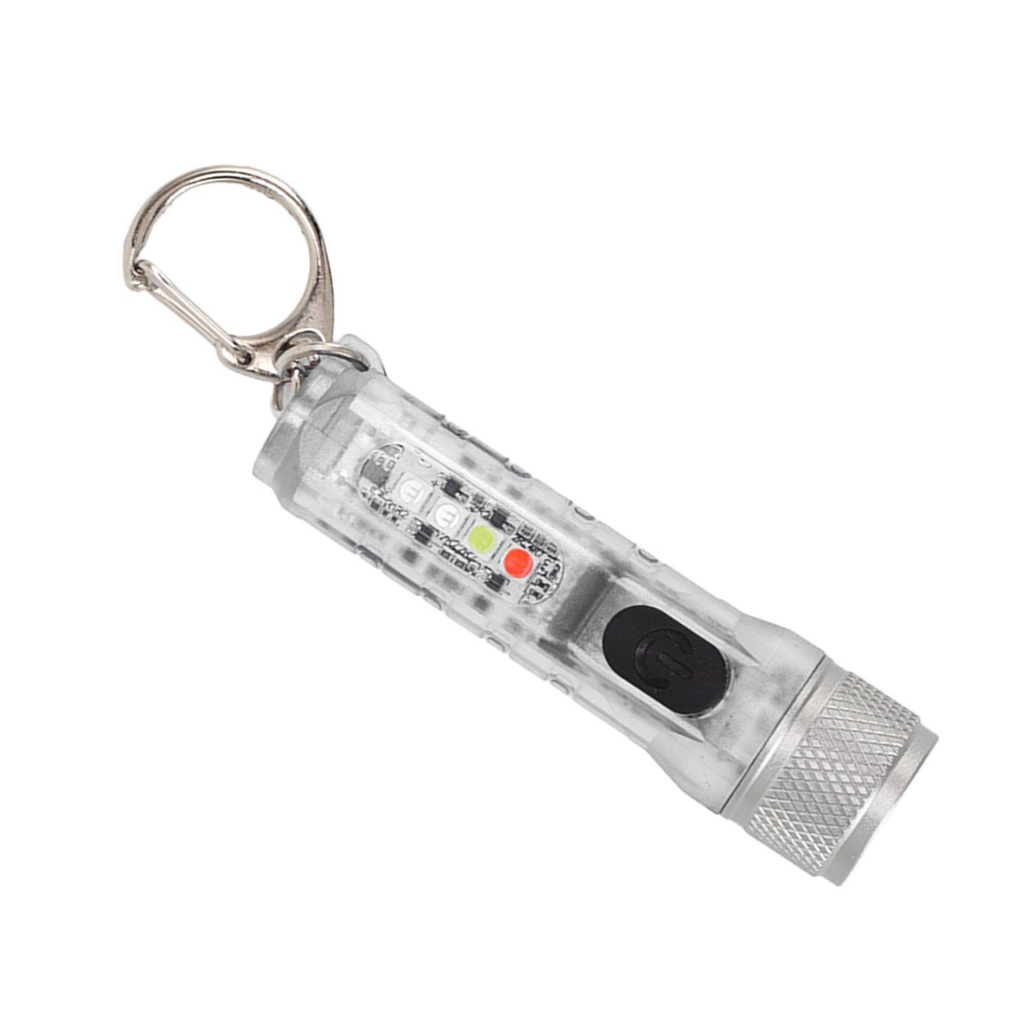 Keychain Flashlight Long Range Super Bright LED Flashlight USB Rechargeable Mini Flashlight for Outdoor M300 V1294-YM3119220148411-0421