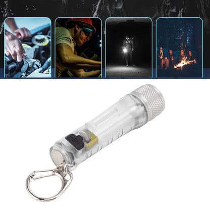 Keychain Flashlight Long Range Super Bright LED Flashlight USB Rechargeable Mini Flashlight for Outdoor M300 V1294-YM3119220148411-0421