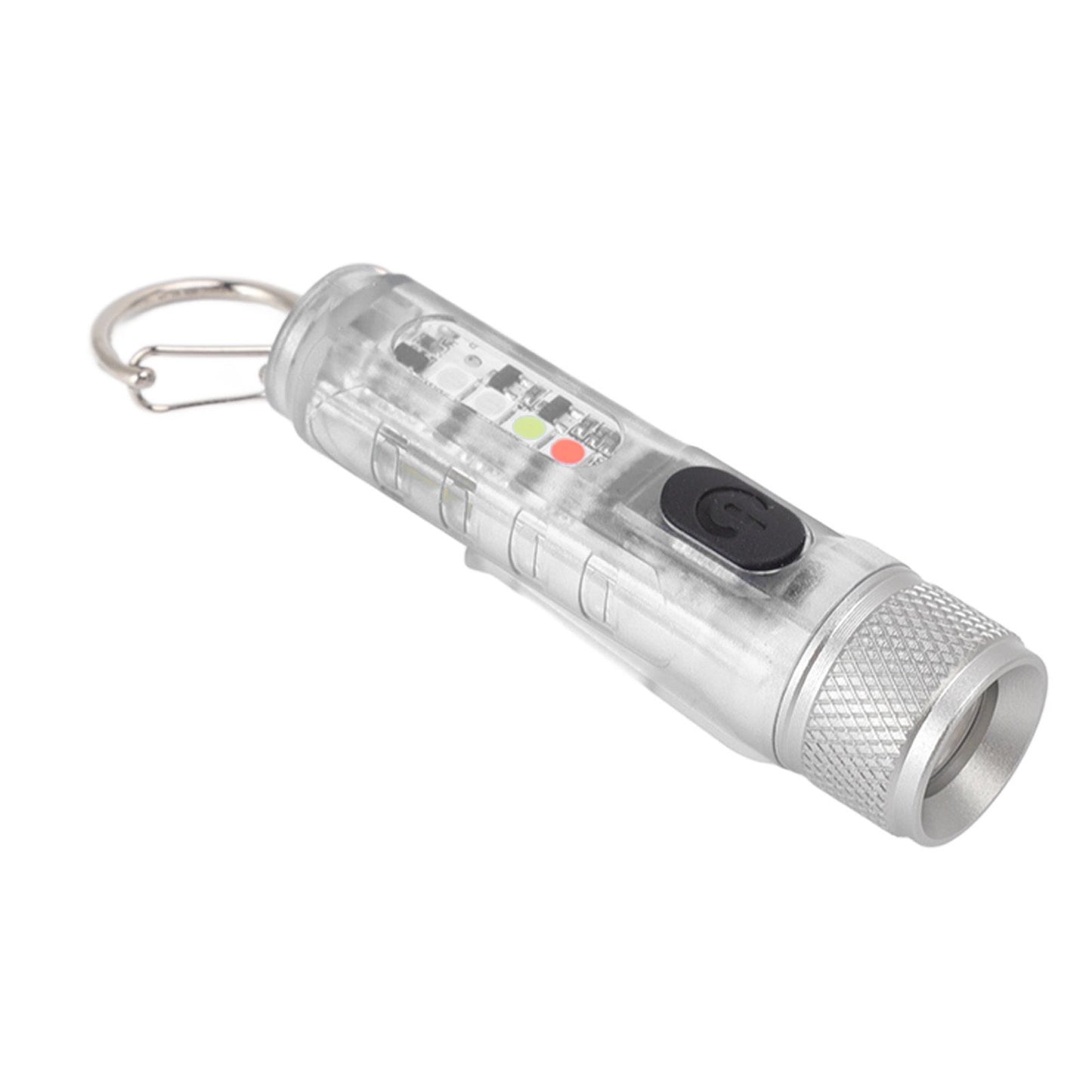 Keychain Flashlight Long Range Super Bright LED Flashlight USB Rechargeable Mini Flashlight for Outdoor M300 V1294-YM3119220148411-0421
