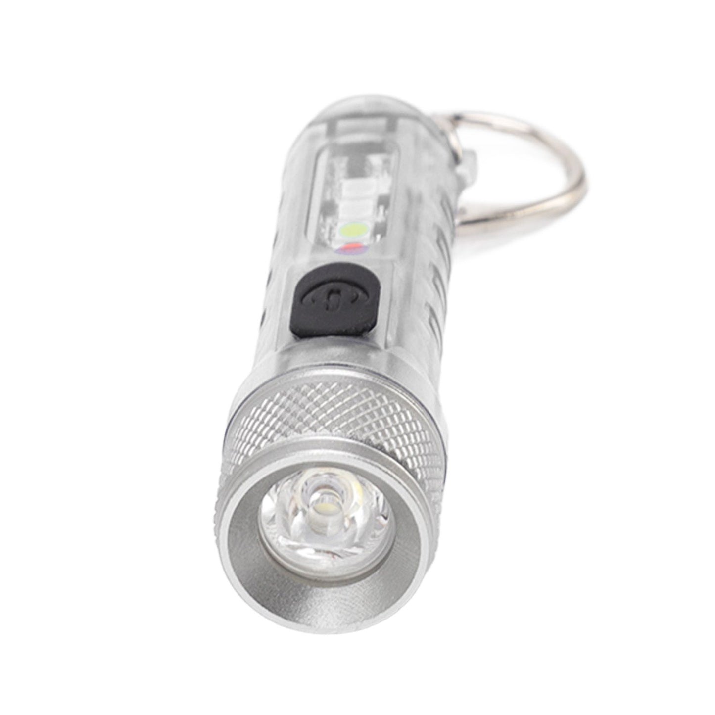 Keychain Flashlight Long Range Super Bright LED Flashlight USB Rechargeable Mini Flashlight for Outdoor M300 V1294-YM3119220148411-0421