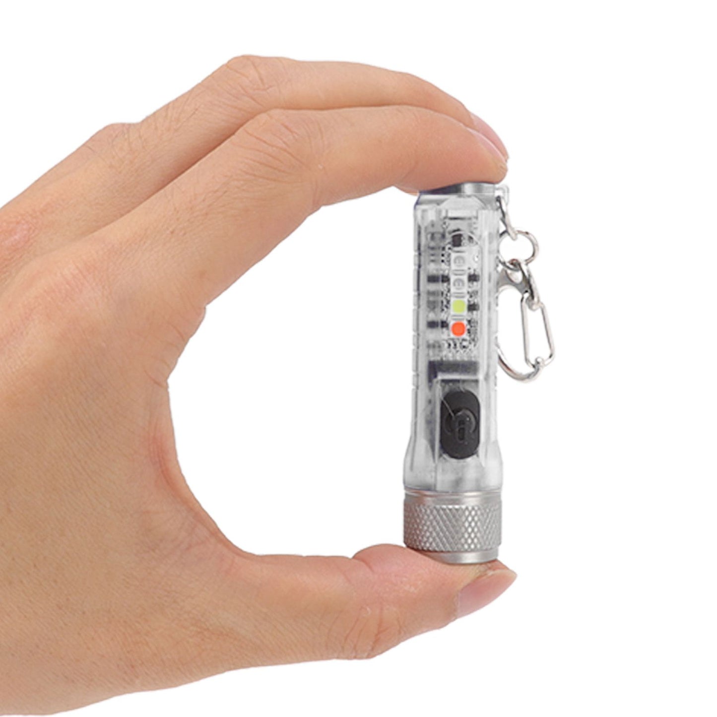 Keychain Flashlight Long Range Super Bright LED Flashlight USB Rechargeable Mini Flashlight for Outdoor M300 V1294-YM3119220148411-0421