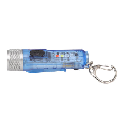 Keychain Flashlight Long Range Super Bright LED Flashlight USB Rechargeable Mini Flashlight for Outdoor M300 V1294-YM3119220148412-0421