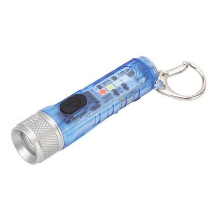 Keychain Flashlight Long Range Super Bright LED Flashlight USB Rechargeable Mini Flashlight for Outdoor M300 V1294-YM3119220148412-0421