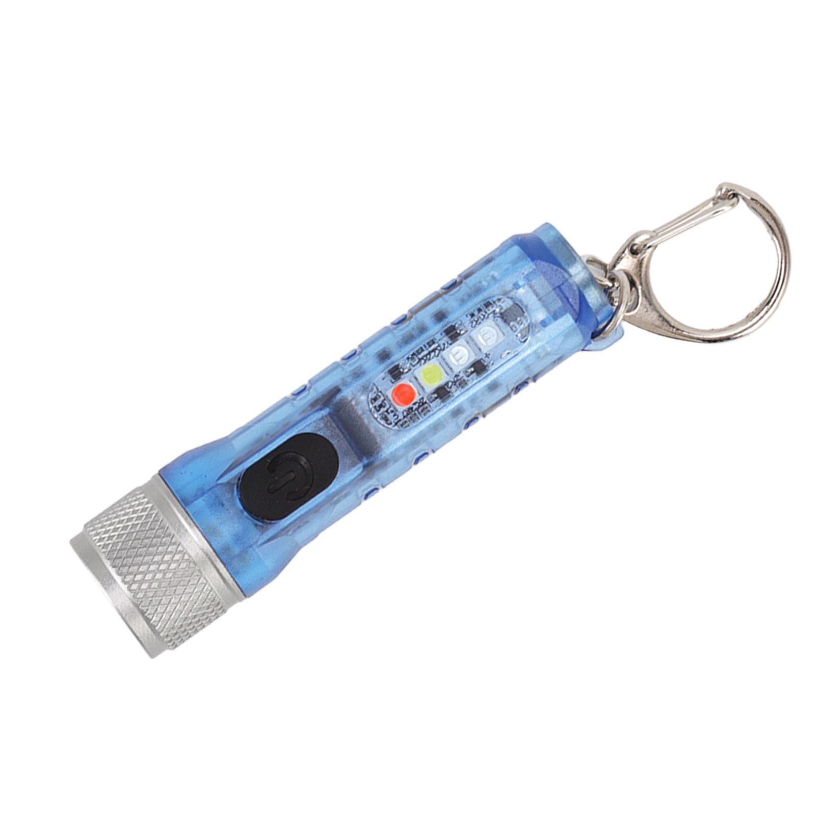 Keychain Flashlight Long Range Super Bright LED Flashlight USB Rechargeable Mini Flashlight for Outdoor M300 V1294-YM3119220148412-0421