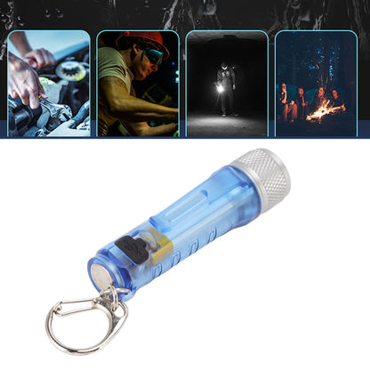 Keychain Flashlight Long Range Super Bright LED Flashlight USB Rechargeable Mini Flashlight for Outdoor M300 V1294-YM3119220148412-0421
