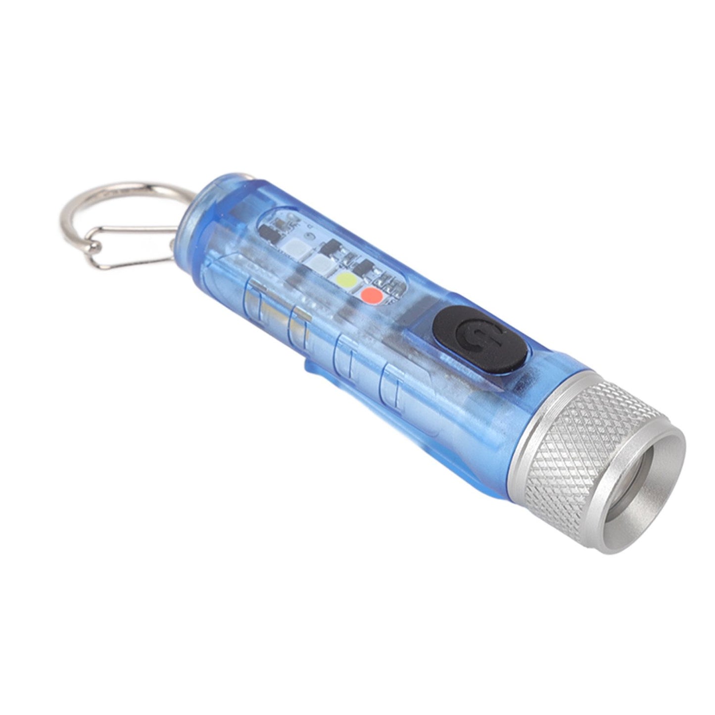Keychain Flashlight Long Range Super Bright LED Flashlight USB Rechargeable Mini Flashlight for Outdoor M300 V1294-YM3119220148412-0421