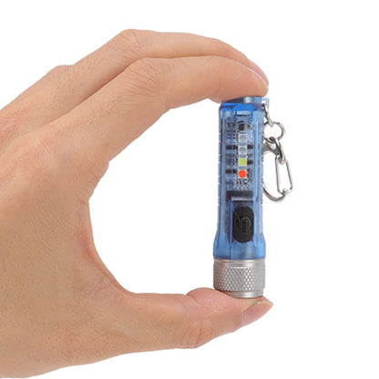 Keychain Flashlight Long Range Super Bright LED Flashlight USB Rechargeable Mini Flashlight for Outdoor M300 V1294-YM3119220148412-0421